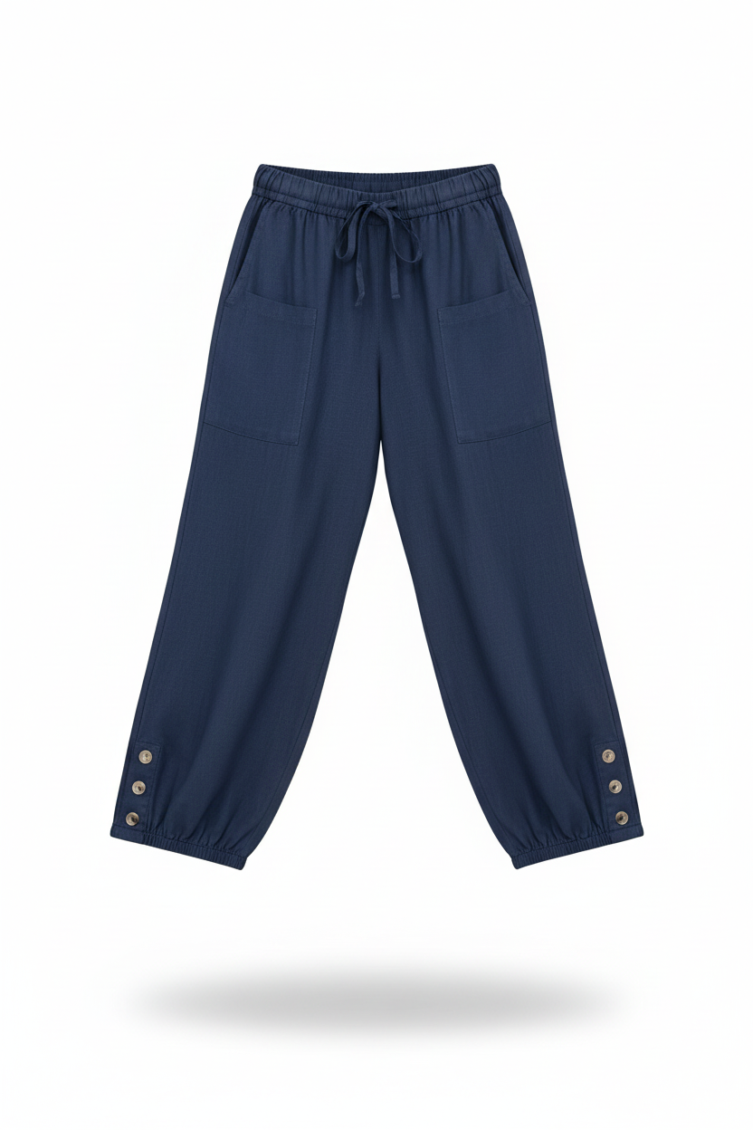 PANTALONI DI LINO | Vera Montiel