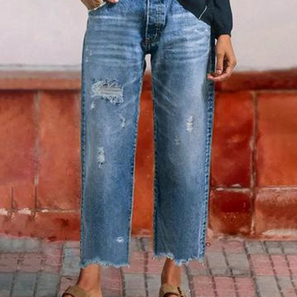 JEANS DRITTI CORTI | Vera Montiel